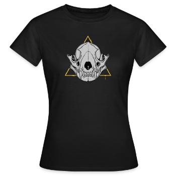 IM ABFALL VERTRAUEN WIR - Frauen T-Shirt - Schwarz - Vorne - AI Model Female 172 dark (172cm)