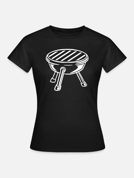 Grill - Frauen T-Shirt - Schwarz