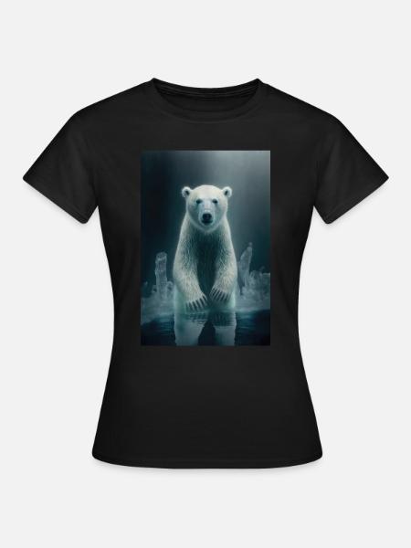 Eisbär - Frauen T-Shirt - Schwarz