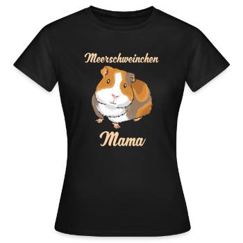 Cobaye maman animal de compagnie cadeau cobaye - T-shirt Femme - noir - Devant - AI Model Female 172 dark (172cm)