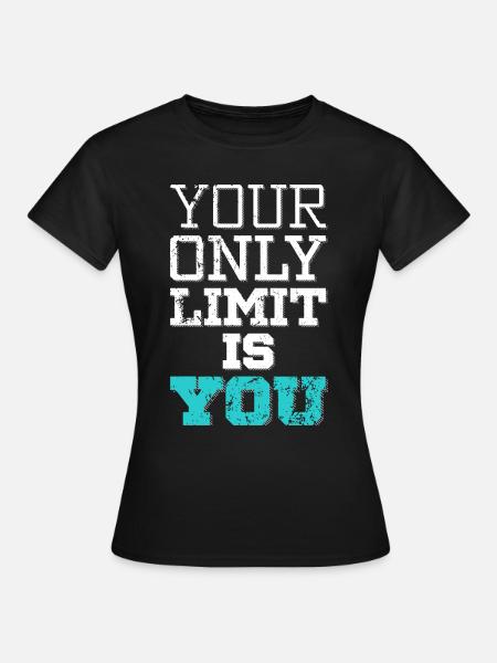 Ist Sie Zitat - Frauen T-Shirt - Schwarz