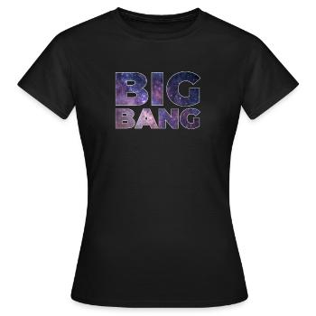 Big Bang - T-shirt Femme - noir - Devant - AI Model Female 172 dark (172cm)