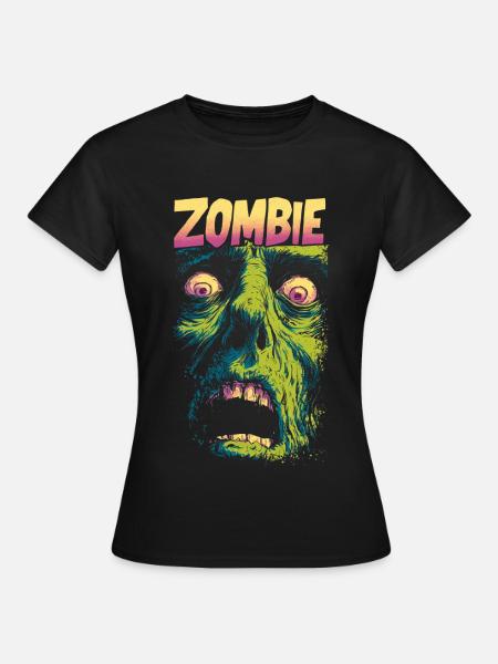 Zombie - Frauen T-Shirt - Schwarz