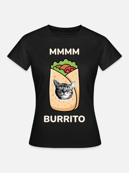 Burrito-MMMM - T-shirt Femme - noir