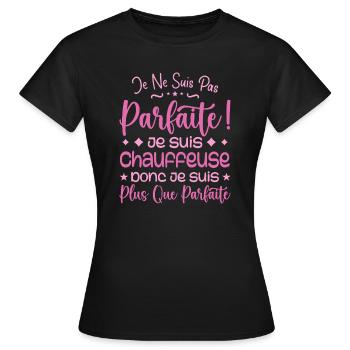 Ein mehr als perfekter Sessel, ein Traumberuf - Frauen T-Shirt - Schwarz - Vorne - AI Model Female 172 dark (172cm)