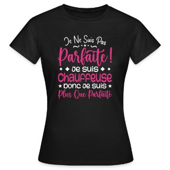 Ein mehr als perfekter Sessel, ein Traumberuf - Frauen T-Shirt - Schwarz - Vorne - AI Model Female 172 dark (172cm)