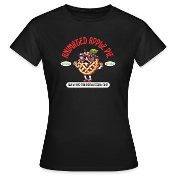 Dessin mathématique - T-shirt Femme - noir - Devant - AI Model Female 172 dark (172cm)