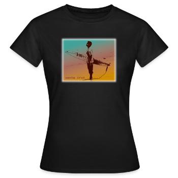 Surf Santa Cruz - Frauen T-Shirt - Schwarz - Vorne - AI Model Female 172 dark (172cm)