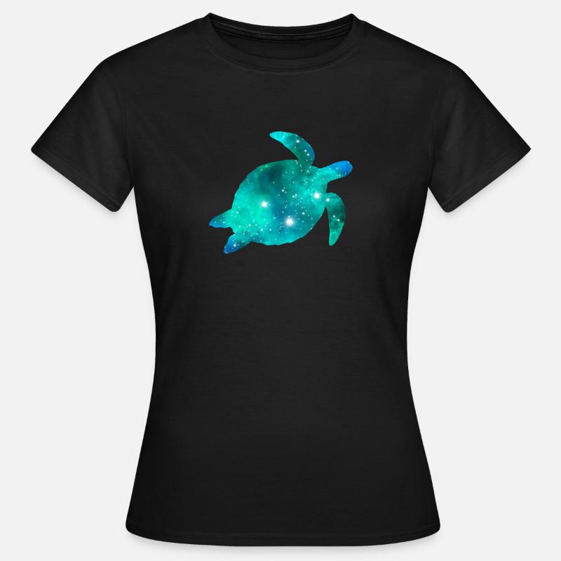 Galaxy Turtle - Women's T-Shirt - black