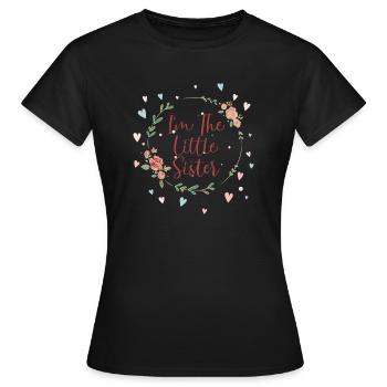 Je suis la petite soeur - T-shirt Femme - noir - Devant - AI Model Female 172 dark (172cm)