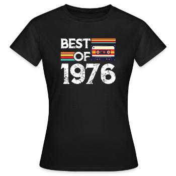 Best Of 1976 - Women's T-Shirt - black - Front - AI Model Female 172 dark (172cm)