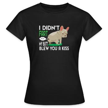 Französische Bulldogge Rassehunde Züchter - Frauen T-Shirt - Schwarz - Vorne - AI Model Female 172 dark (172cm)