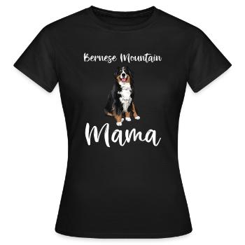Bernese Mama - Women's T-Shirt - black - Front - AI Model Female 172 dark (172cm)