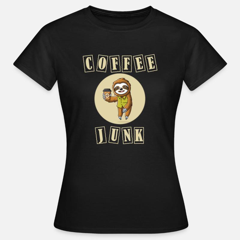 Coffee Junk - Women's T-Shirt - black