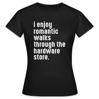 Funny Dad Handyman Hardware Store - Women's T-Shirt - black - Front - AI Model Female 172 dark (172cm)
