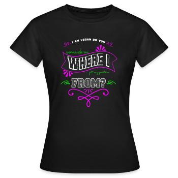 cool birthday present idea birthday present - Women's T-Shirt - black - Front - AI Model Female 172 dark (172cm)