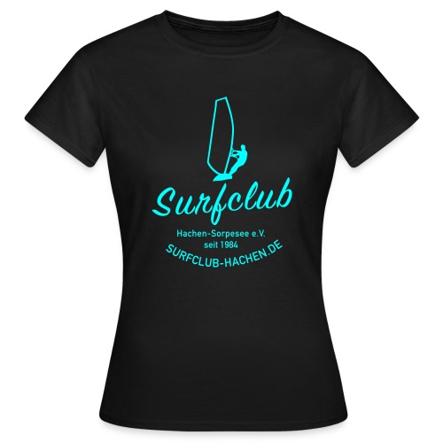 Surfclub cyan - Frauen T-Shirt