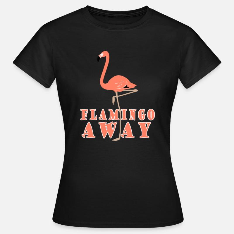 Flamingo Away - Women's T-Shirt - black