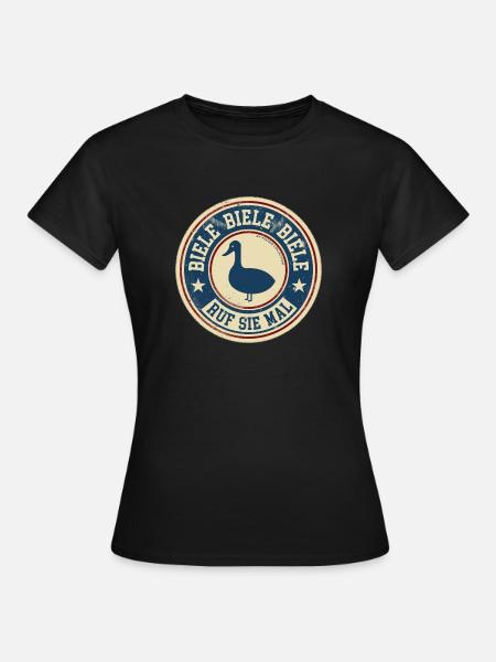 Biele Biele Biele Ruf sie mal - Frauen T-Shirt - Schwarz
