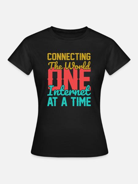 Connecting the World - Women's T-Shirt - black