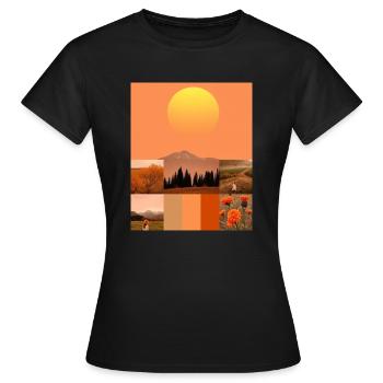Couchers. - T-shirt Femme - noir - Devant - AI Model Female 172 dark (172cm)