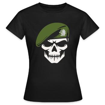 Armee - Frauen T-Shirt - Schwarz - Vorne - AI Model Female 172 dark (172cm)