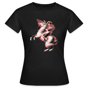 deluxe napoleon - T-shirt Femme - noir - Devant - AI Model Female 172 dark (172cm)