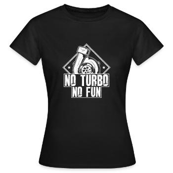 Tuning Tuner Kfz Mechaniker Turbo Geschenk - Frauen T-Shirt - Schwarz - Vorne - AI Model Female 172 dark (172cm)