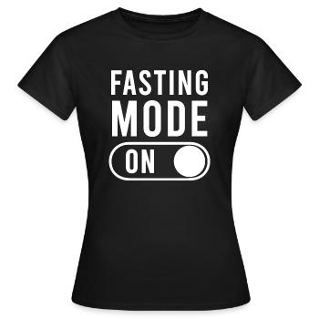 Fastenmodus An Ramadan - Frauen T-Shirt - Schwarz - Vorne - AI Model Female 172 dark (172cm)