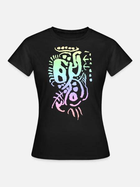 Ornament Farben - Frauen T-Shirt - Schwarz