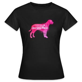 Liebende Cane Corso Mama - Frauen T-Shirt - Schwarz - Vorne - AI Model Female 172 dark (172cm)