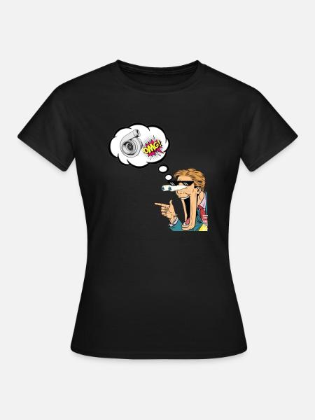 Omg Turbo - Frauen T-Shirt - Schwarz