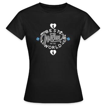 Best mom - T-shirt Femme - noir - Devant - AI Model Female 172 dark (172cm)