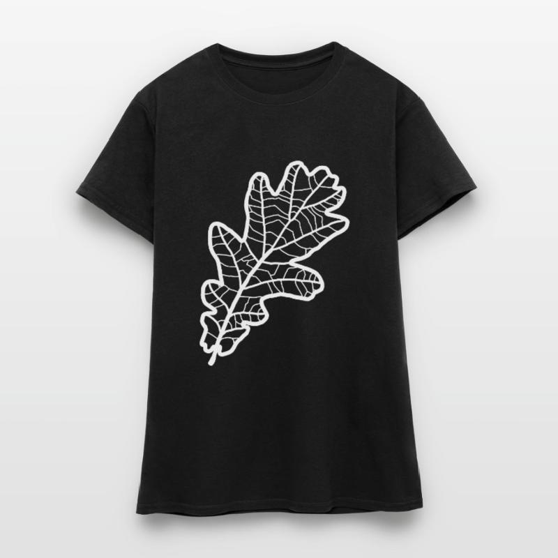 Eiche Eichenblatt Eichenlaub Eichen Oak Leaf Baum Frauen T-Shirt