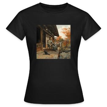 Le calme entre les batailles - T-shirt Femme - noir - Devant - AI Model Female 172 dark (172cm)