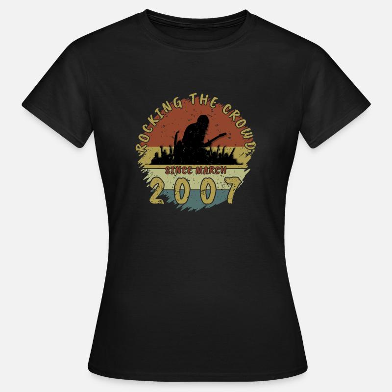 18th Birthday Rocking the crowd GIT 03/2007 - Women's T-Shirt - black