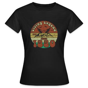 35th Birthday Living Legend since VIN 04/1990 - Women's T-Shirt - black - Front - AI Model Female 172 dark (172cm)