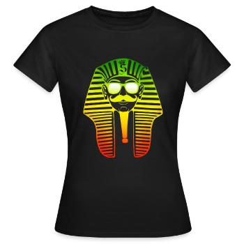Pharaon Swagg Rasta - T-shirt Femme - noir - Devant - AI Model Female 172 dark (172cm)
