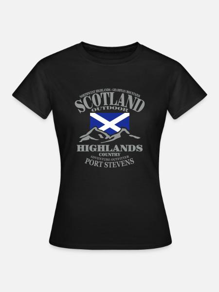 Scotland - Highlands - Women's T-Shirt - black