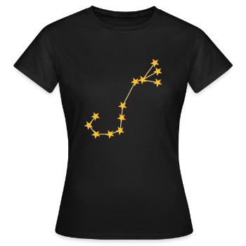 Constellation scorpion - Women's T-Shirt - black - Front - AI Model Female 172 dark (172cm)