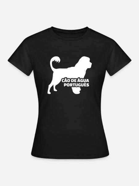 Portugiesischer Wasserhund - Frauen T-Shirt - Schwarz