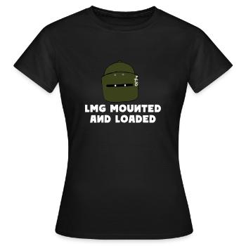 Rainbow Six Siege Tachanka LMG MOUNTED AND LOADED - Women's T-Shirt - black - Front - AI Model Female 172 dark (172cm)