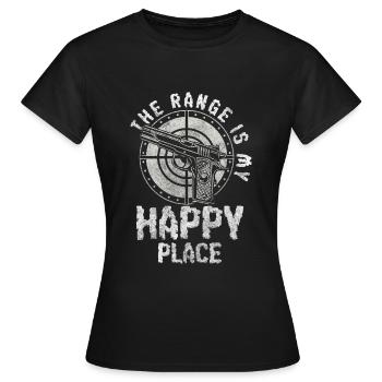 Waffen Gewehr Krieg - Frauen T-Shirt - Schwarz - Vorne - AI Model Female 172 dark (172cm)
