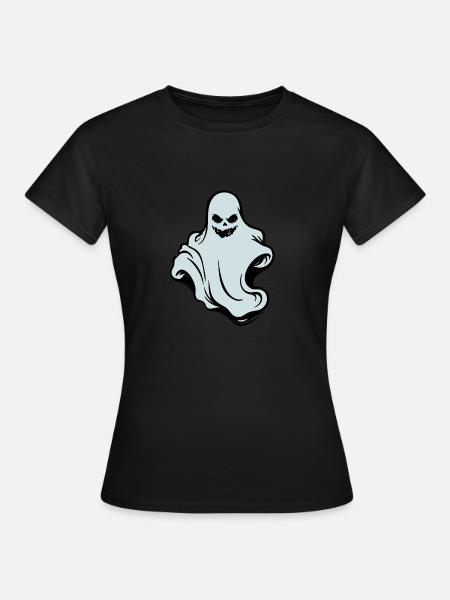 Der Geist - the ghost - Frauen T-Shirt - Schwarz