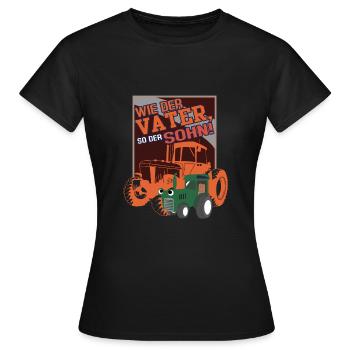 AGRICULTEUR - T-shirt Femme - noir - Devant - AI Model Female 172 dark (172cm)