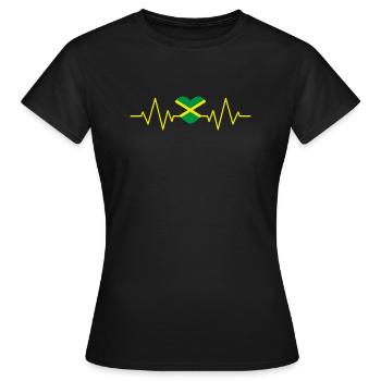 Jamaica Pulse - Women's T-Shirt - black - Front - AI Model Female 172 dark (172cm)