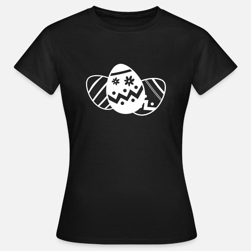 Easter Egg Eggs Easter Eggs - Women's T-Shirt - black