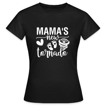 Mommy's New Tornado New Baby - Women's T-Shirt - black - Front - AI Model Female 172 dark (172cm)