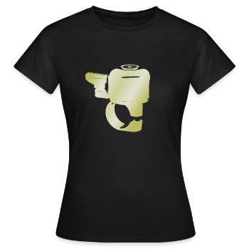 Die goldene Glocke. - Frauen T-Shirt - Schwarz - Vorne - AI Model Female 172 dark (172cm)