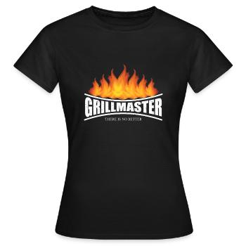 BBQ Barbecue Grillmaster il n’y a pas mieux - T-shirt Femme - noir - Devant - AI Model Female 172 dark (172cm)